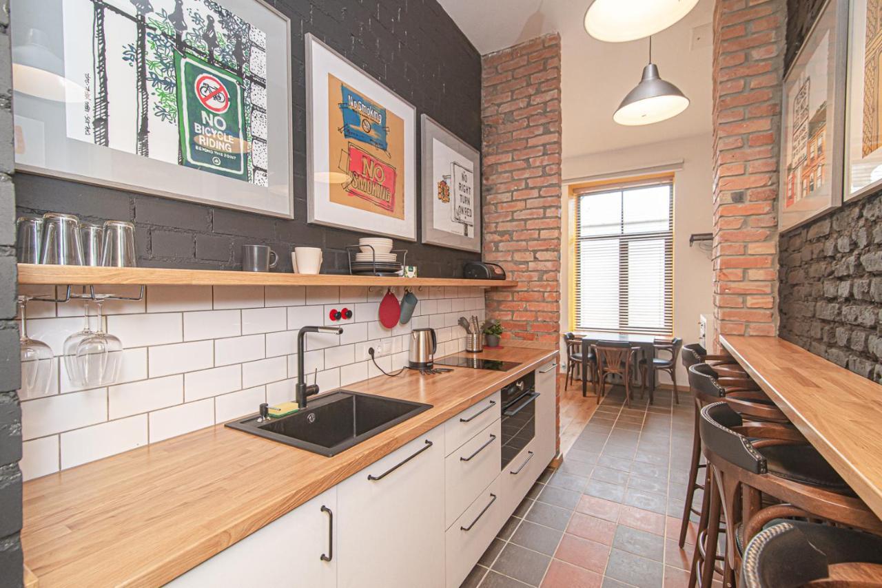 Modern Vilnius Old Town Apartment With Free Parking Exterior foto
